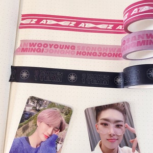 Set di nastri Washi a tema ATEEZ/nastro Washi K-POP