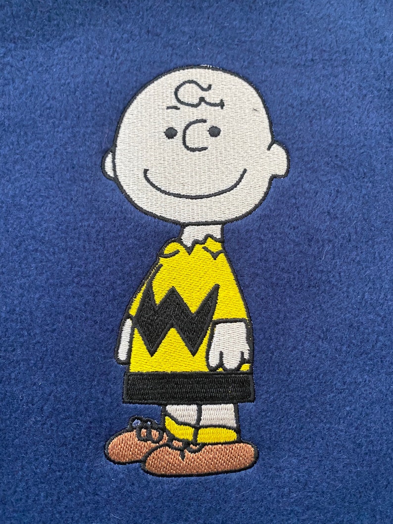 Charlie Brown Personalised Blanket With a Name and Gift Etsy
