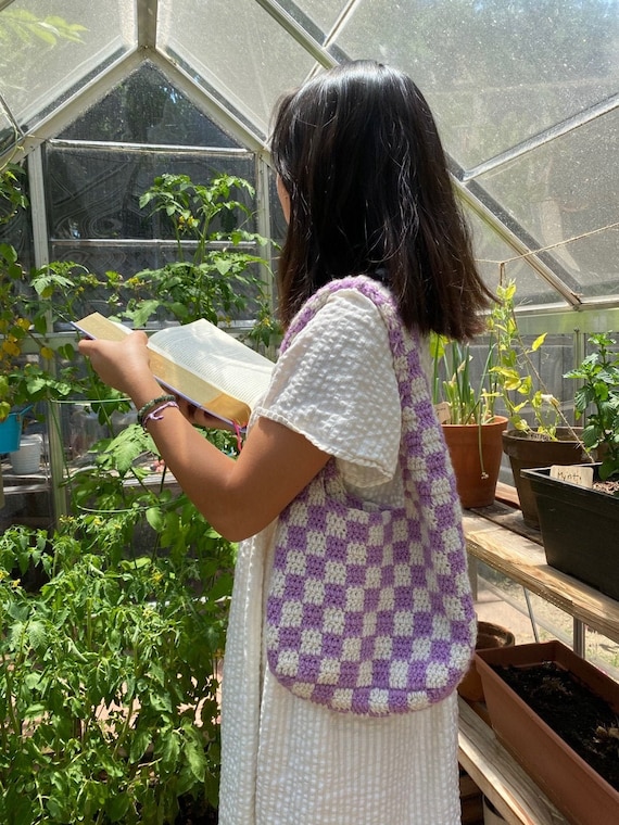 Checkered shoulder bag hotsell