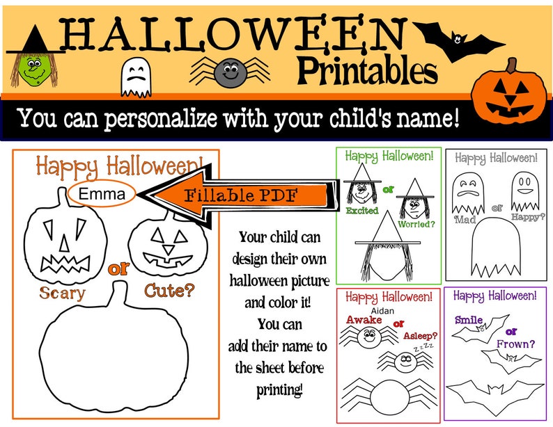 Halloween Printables, Preschool Printables, Halloween Activities ...