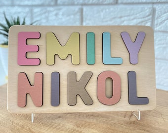 Wooden Personalized Custom Name Puzzle