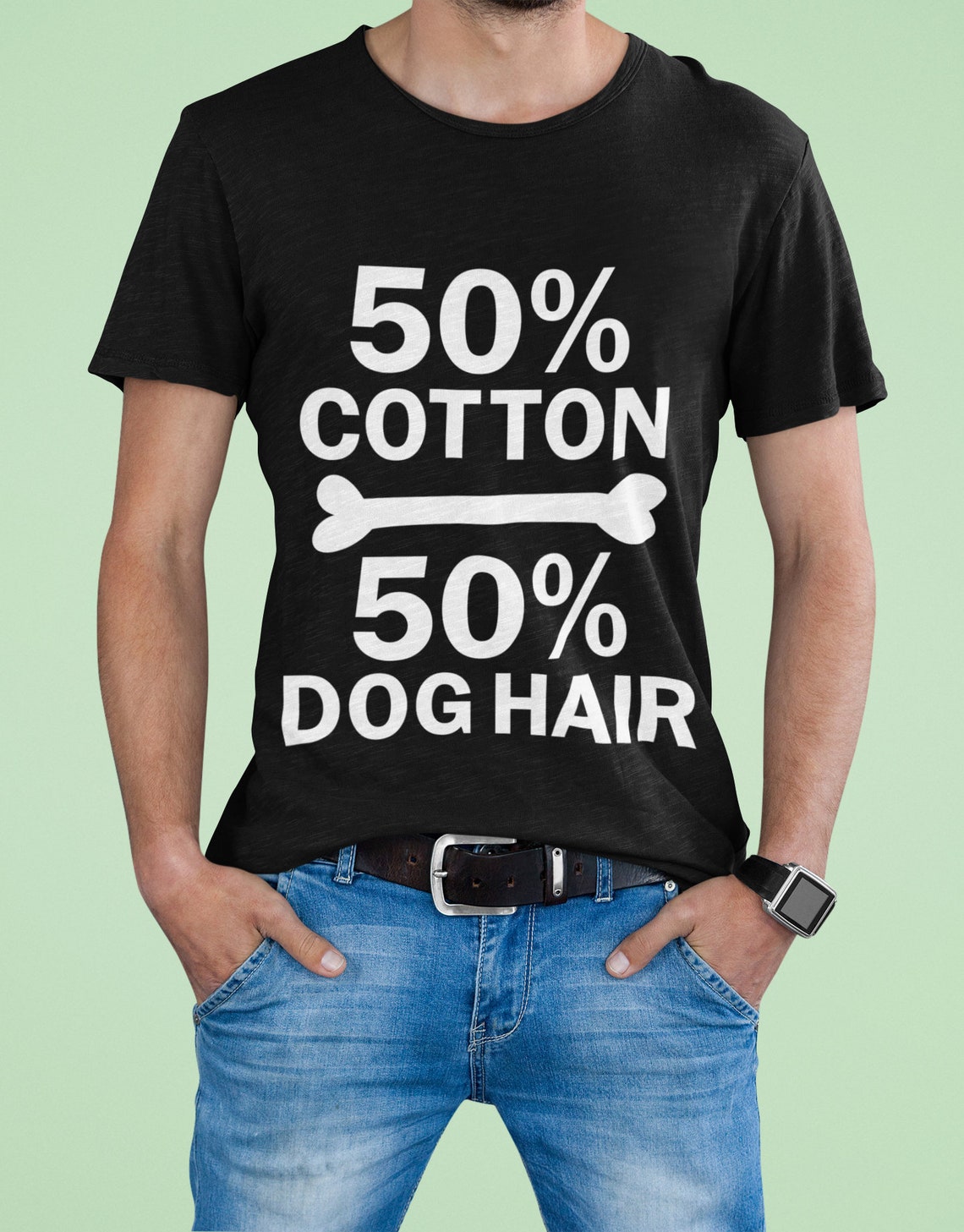 dog hair t shirt