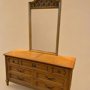 Thomasville Dresser and Mirror - Etsy