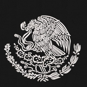 Mexican Eagle DST,PES,JEF Embroidery File