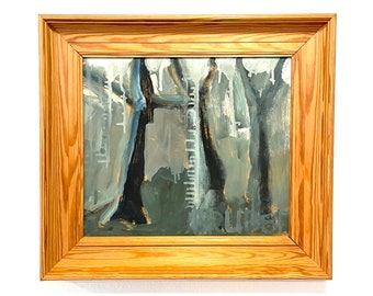 Expressive Postmodern Art by Inge Hørup - 1980s Danish Abstract Painting