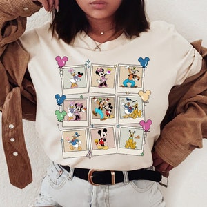 Disney Mickey And Friends Polaroid Shirt, Mickey and Friends Shirt, Disneyland Shirt, Disney Family Shirts