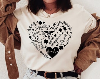 Chemise d'infirmière, chemise d'infirmière pour le travail Chemise d'infirmière mignonne T-shirt d'infirmière Tshirt Chemise d'infirmière autorisée Chemise d'infirmière autorisée T-shirt d'école d'infirmières