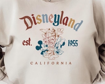 Disneyland sweatshirt, Vintage disney sweatshirt, Disneyland Est 1955, Disneyland Shirt, disney sweatshirt, disneyland Shirt,Disneyland