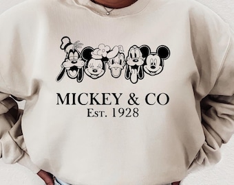 Disney Sweatshirt, Mickey And Co Sweatshirt, Mickey Mouse And Friends Sweatshirt, Disney Sweatshirt, Disney Sweatshirt, Disney Sweater