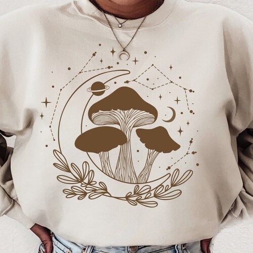 Mushroom Sweatshirt Mushroom Sweater Mushroom Crewneck | Etsy Mushroom Sweatshirt Mushroom Sweater Mushroom Crewneck | Etsy