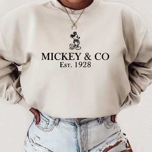 Mickey & Co sweatshirt, Disney Sweatshirt, Disney Shirts , Unisex Sweatshirt, crewneck sweatshirt, Disney sweatshirts, Oversized sweatshirts