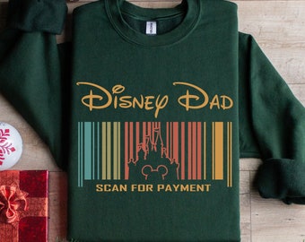 sweat-shirt papa Disneyland vintage, sweat-shirt de Noël Mickey et ses amis, sweat-shirt Disneyworld, chemise Disney, sweat-shirt Disney