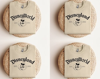 Vintage Disneyland Sweatshirt, Mickey and Friends Christmas Sweatshirt, Disneyland Sweatshirt, Disney Shirt, Disney sweatshirt