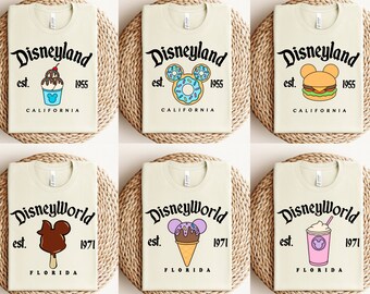 Retro Vintage Walt Disney World-Land Est 1971 Shirt, Mickey Disney Shirt, Disneyland Shirt, Disney shirts Family Shirt, Disneyland