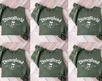 sweat-shirt Disneyworld vintage, sweat-shirt de Noël Mickey et ses amis, sweat-shirt Disneylworld, chemise Disney, sweat-shirt Disney