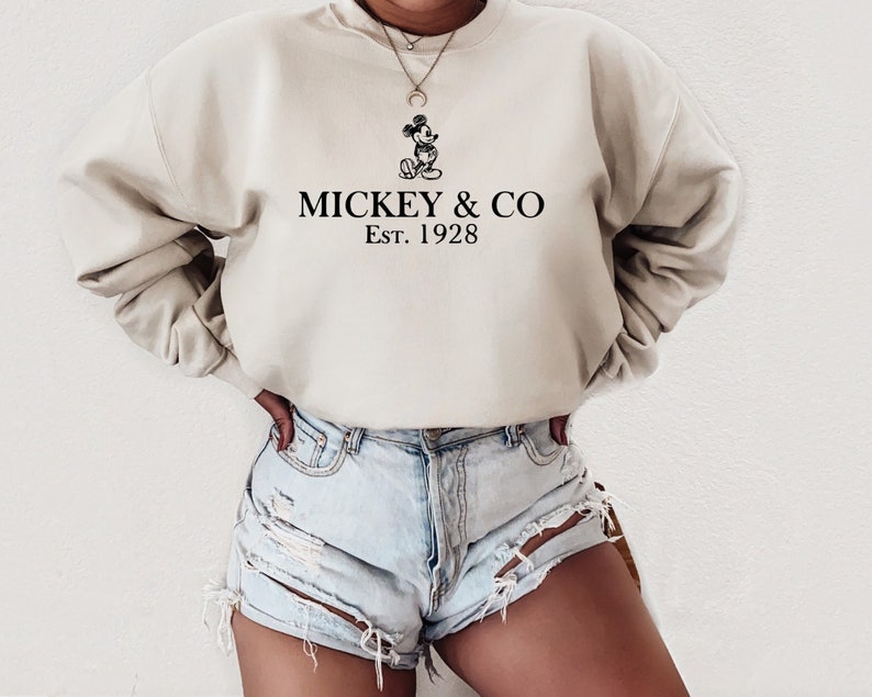 Mickey & Co sweatshirt, Disney Sweatshirt, Disney Shirts , Unisex Sweatshirt, crewneck sweatshirt, Disney sweatshirts, Oversized sweatshirts 