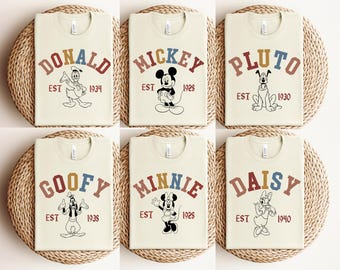 Camiseta de Disneyworld, camiseta retro de Walt Disneyworld, camiseta de Mickey y sus amigos, viaje a Disney 2025, camiseta vintage de Disneyworld, camiseta retro de Disney