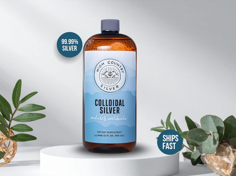 Colloidal Silver Nano Solution, 99.99% Pure Silver afbeelding 1