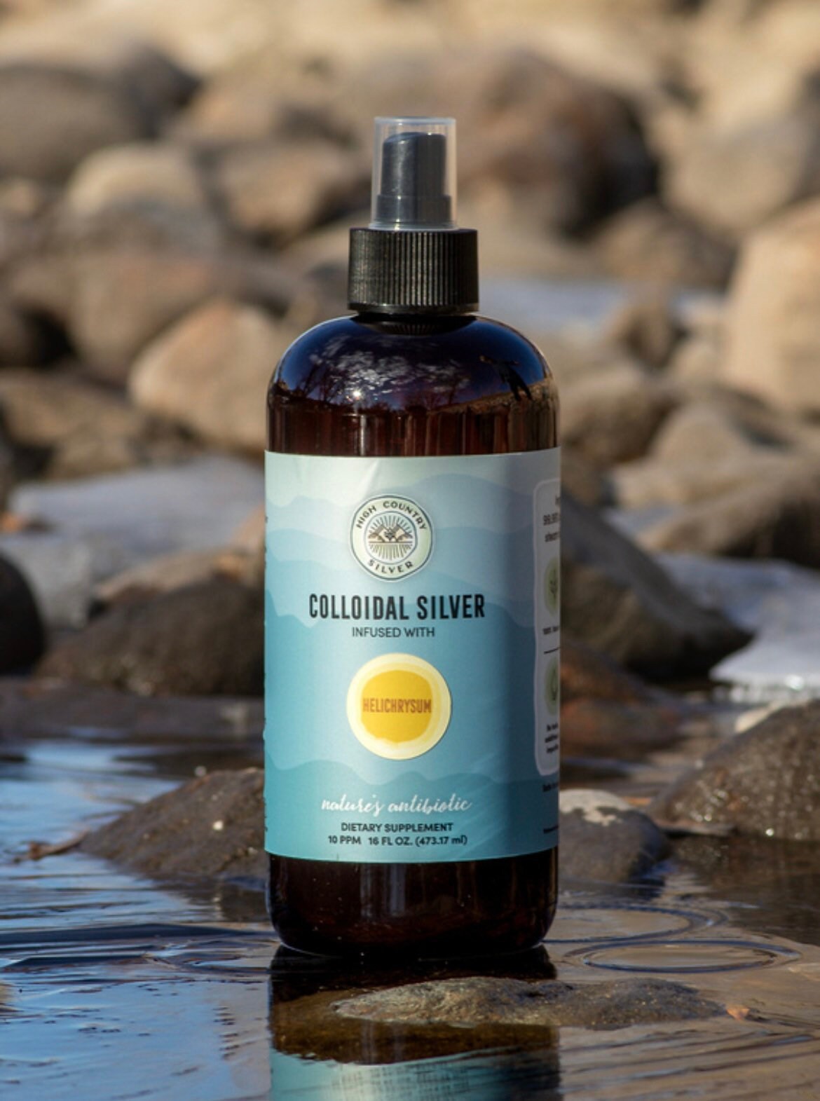 Colloidal Silver Acne Spray, Natural Skin Treatment, Acne Remedy, Clear