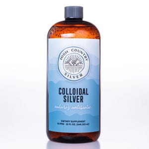 Colloidal Silver Nano Silver Solution Immune Support Ionic Colloidal silver made with 99.99% pure silver