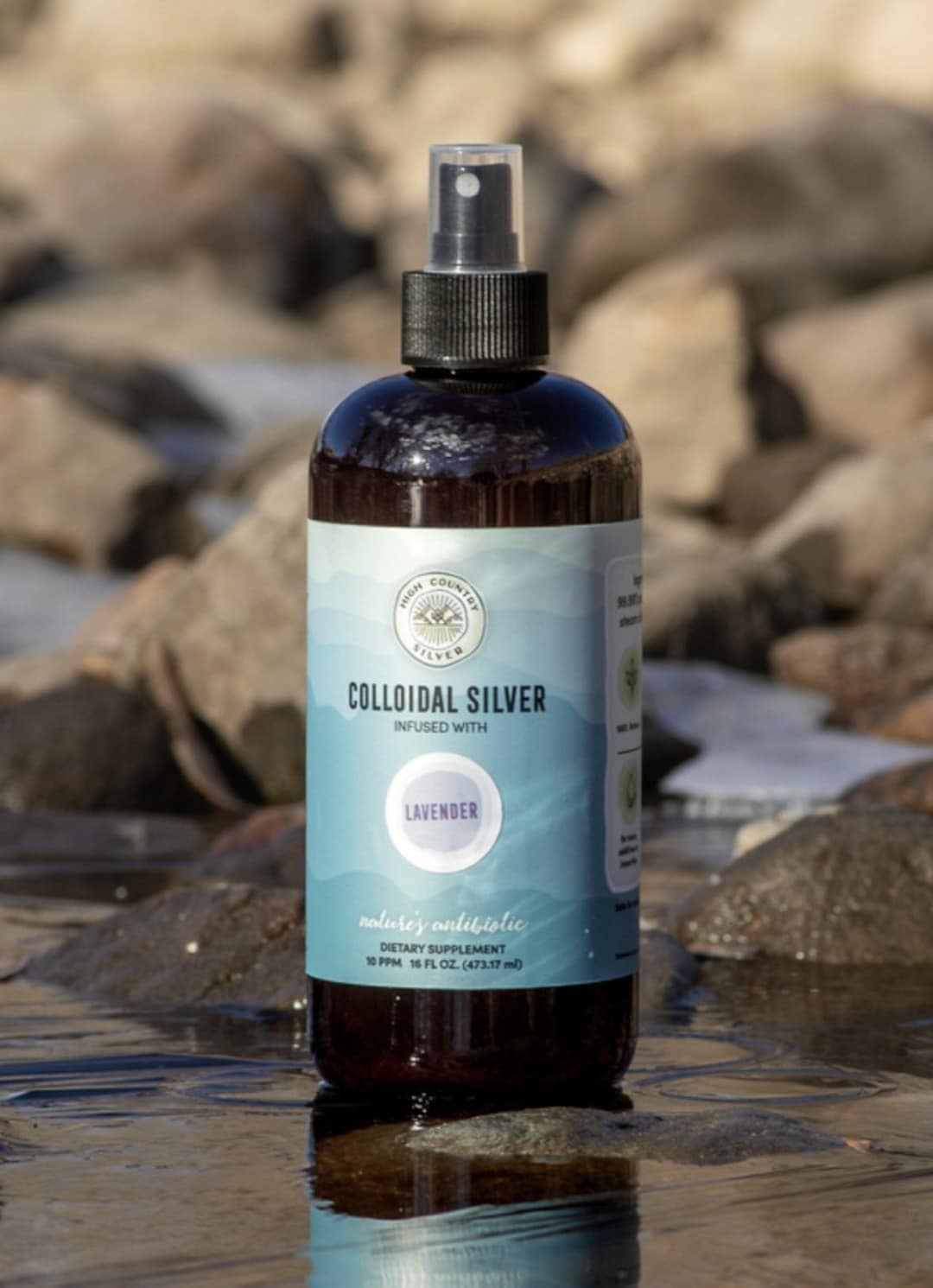 Colloidal Silver Acne Spray Natural Skin Treatment Acne Etsy