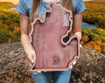 Michigan Shadow Box *Cedar Lake Superior Agates | Sea Glass Display