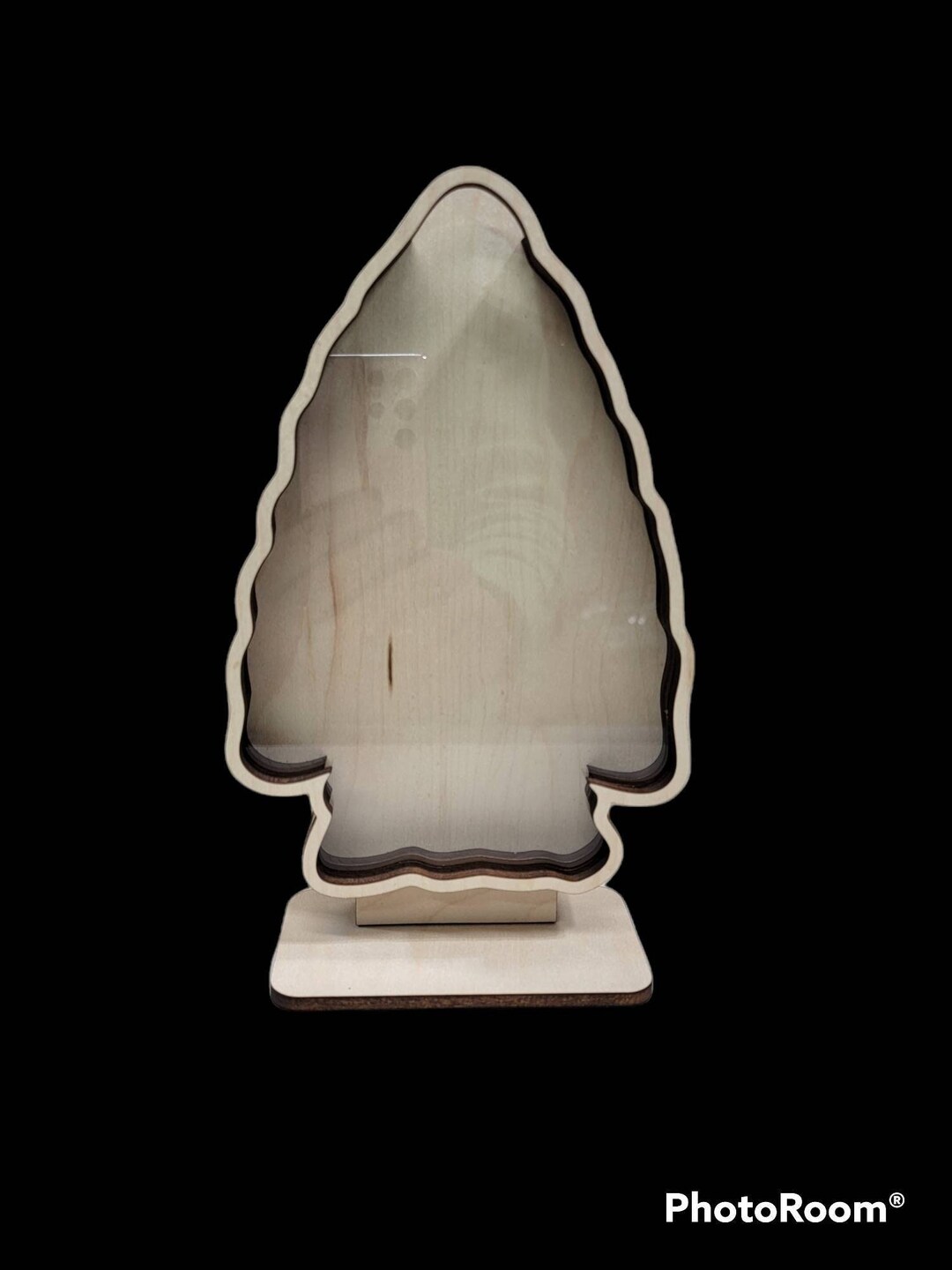 Arrowhead Shadow Box for Lake Superior Agates Beach Glass Etsy