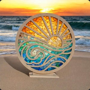 Sunny Breeze Shadow Box Shark Teeth Display | Lake Superior agates