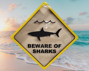 Shark teeth shadow box! (Beware of sharks) Perfect for shark teeth, beach glass, rocks, crystals! Shark tooth, Free shipping, We wholesale!!