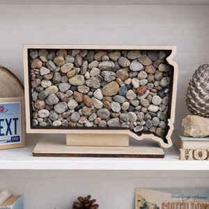 South Dakota Shadow Box: Display for Agates, Rocks, Sea Glass