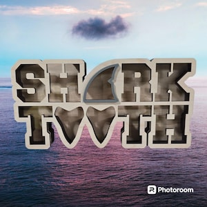 Shark tooth shadow box perfect for display those awesome beach finds! Shark teeth shadow box