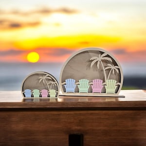 Beach Seashell Shadow Box: Sea Glass keeper | Shark teeth | Rock Storage display 1 afbeelding 2
