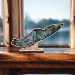 Lake Erie Sea glass Shadow Box 11" or 19" image 12