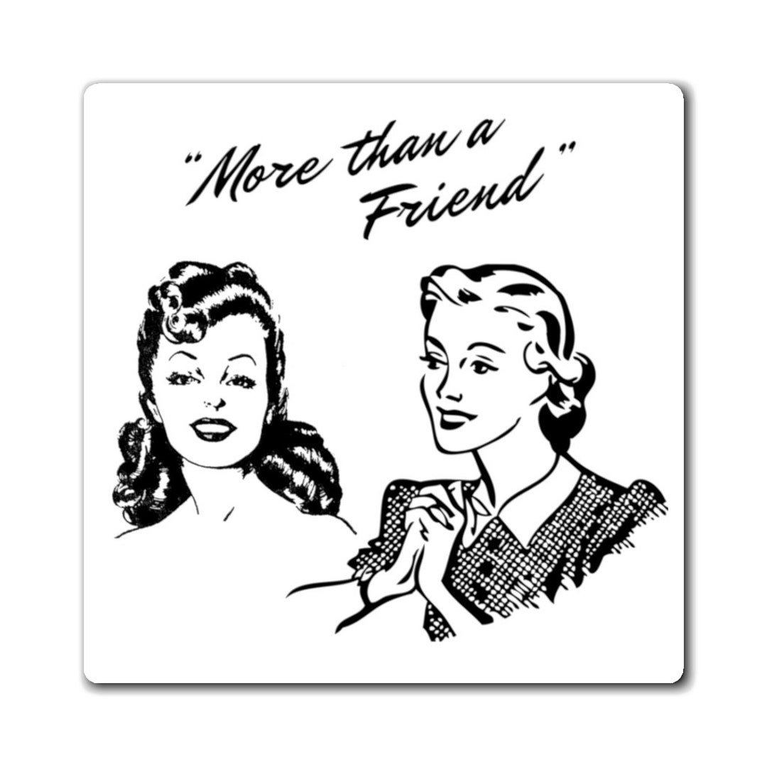 Friend 1950s Vintage Collage Retro Art Decor Lesbian, Queer, Bisexual, Lgbt Pride Etsy