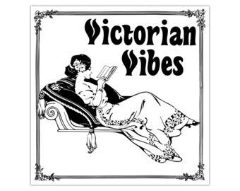 Victorian Vintage Art Decor Vinyl Sticker