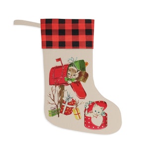 Cute Kitten Commotion Xmas Christmas Stocking