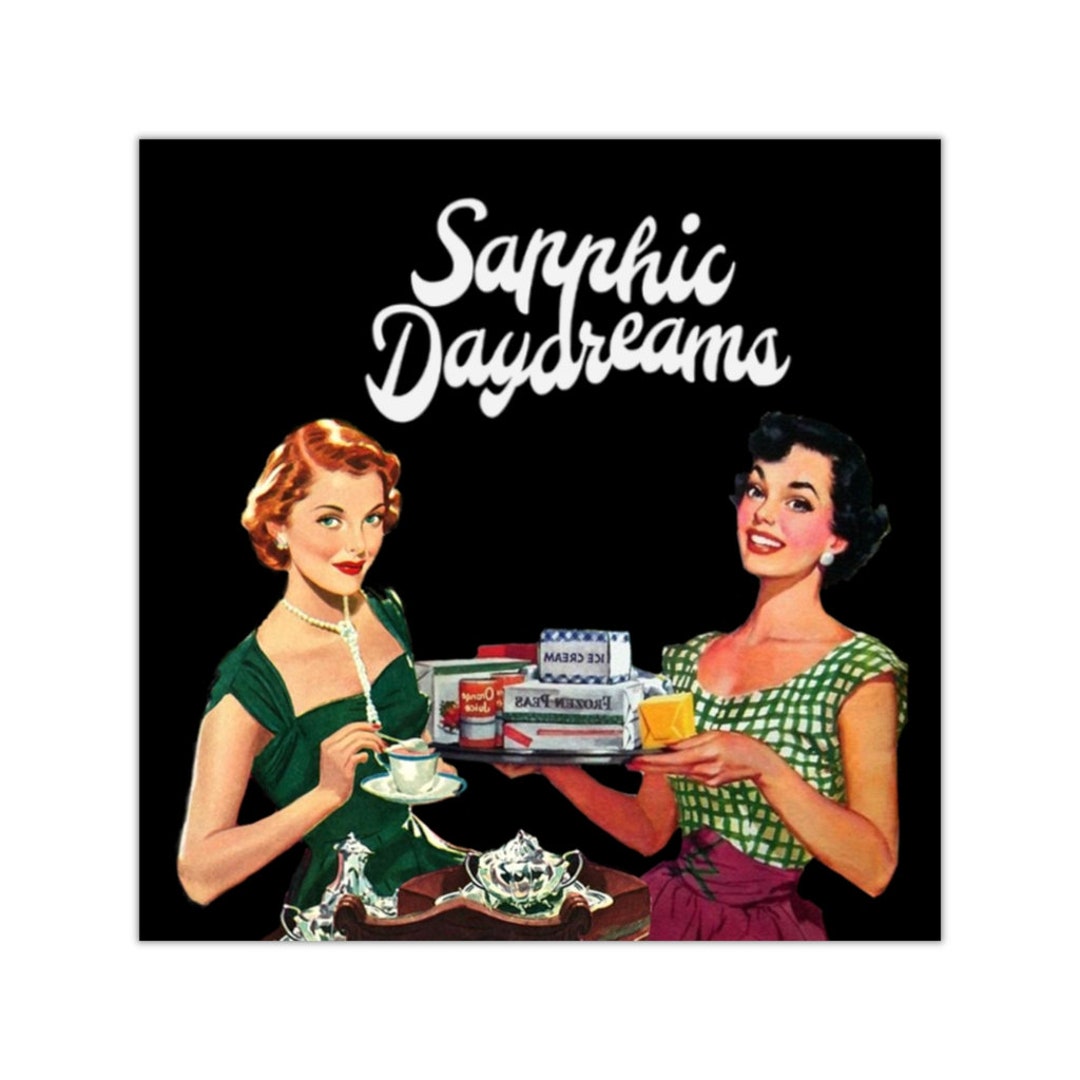 Wifey 1950s Vintage Collage Retro Art Decor Vinyl Sticker Etsy