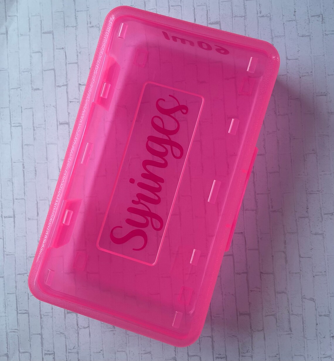 Medical Syringe Storage Travel Storage Box for Gtube Etsy