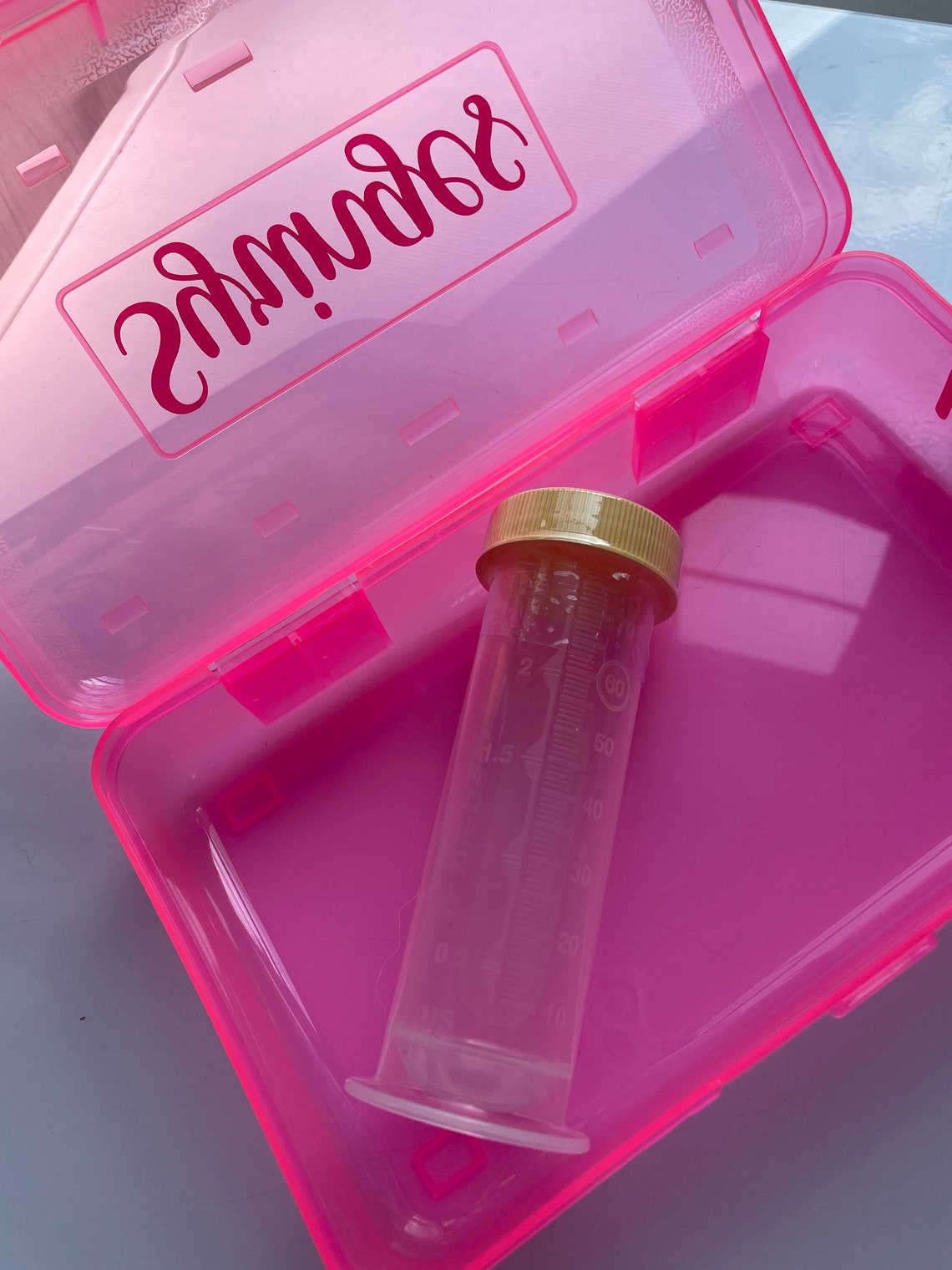 Medical Syringe Storage Travel Storage Box for Gtube Etsy