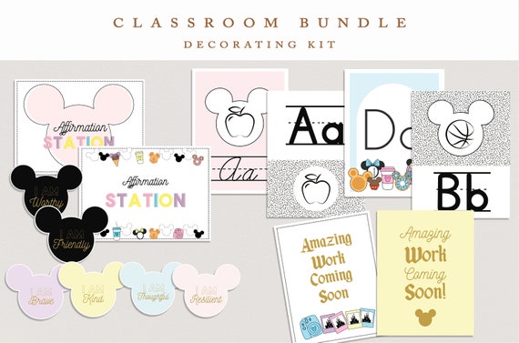 Magical Mouse Classroom Bundle, Mouse Classroom Decor | Boho Classroom | Magic