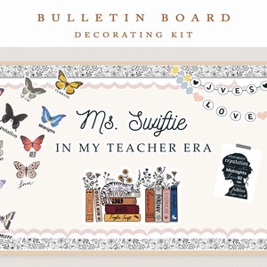 Swiftie Bulletin Board Kit, Music Classroom Decor | Eras Bulletin Board | Modern Classroom Decor | Swift | Taylor | Friendship Bracelets