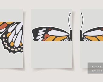 Butterfly Bulletin Board Letters Graphic by Vin Arts · Creative Fabrica