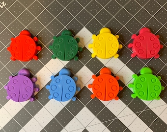 Colorful Ladybug Fabric Pattern Weights