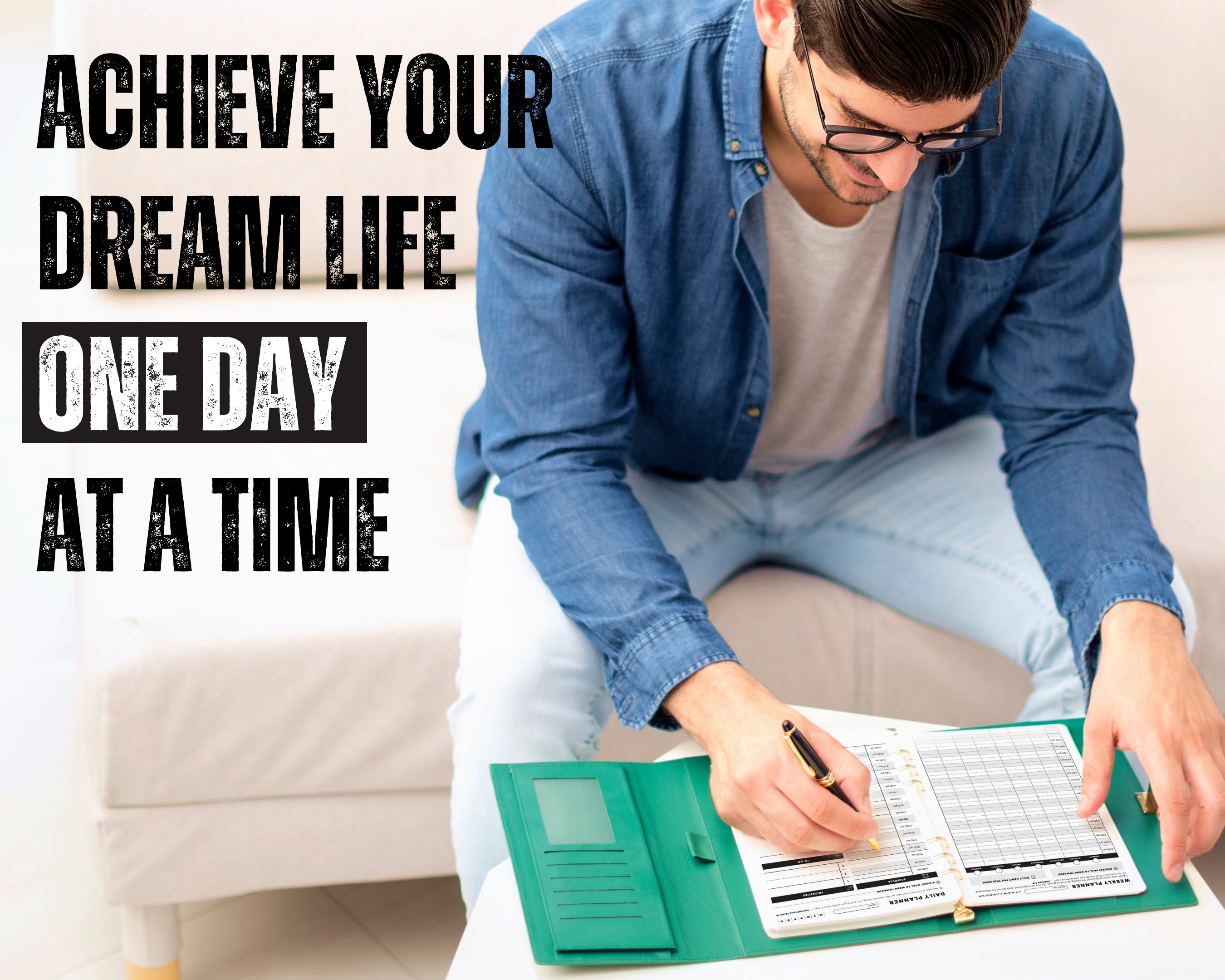 Printable Christian Men’s 2-in-1 Daily & Weekly Planner - Best Day by ...