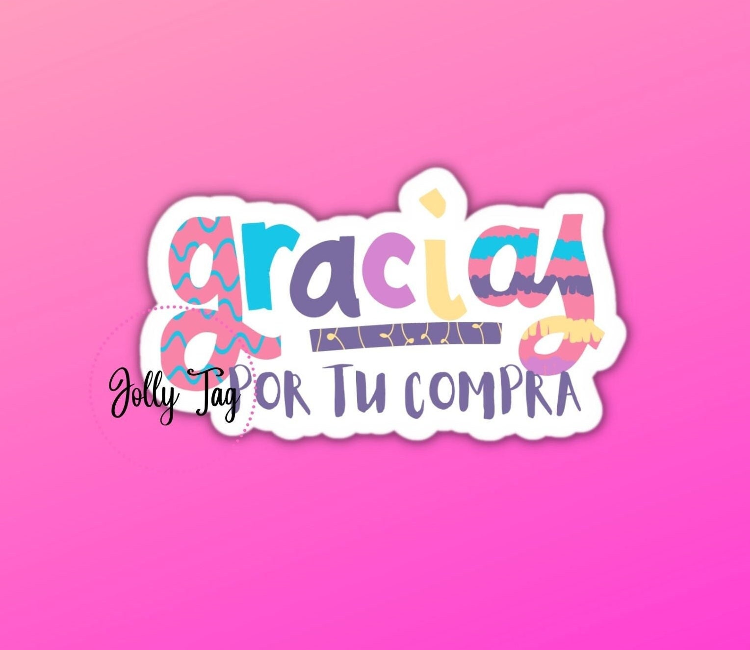 Gracias por tu compra PNG stickerthank you stickerspackaging - Etsy México