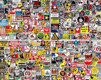 400 Pack Hard Hat Stickers Funny Tool Box Sticker Helmet Welding Construction