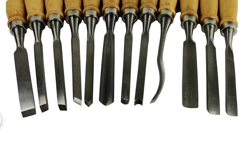12-piece Wood Carving Chisel Set | Professional Steel Woodworking ...