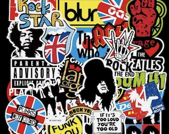 100 Random Skateboard Stickers Pack | Dope Sticker Bomb Vinyl Decals for Laptop, Water Bottle, Luggage, Hydro Flask, Street Art Stickers