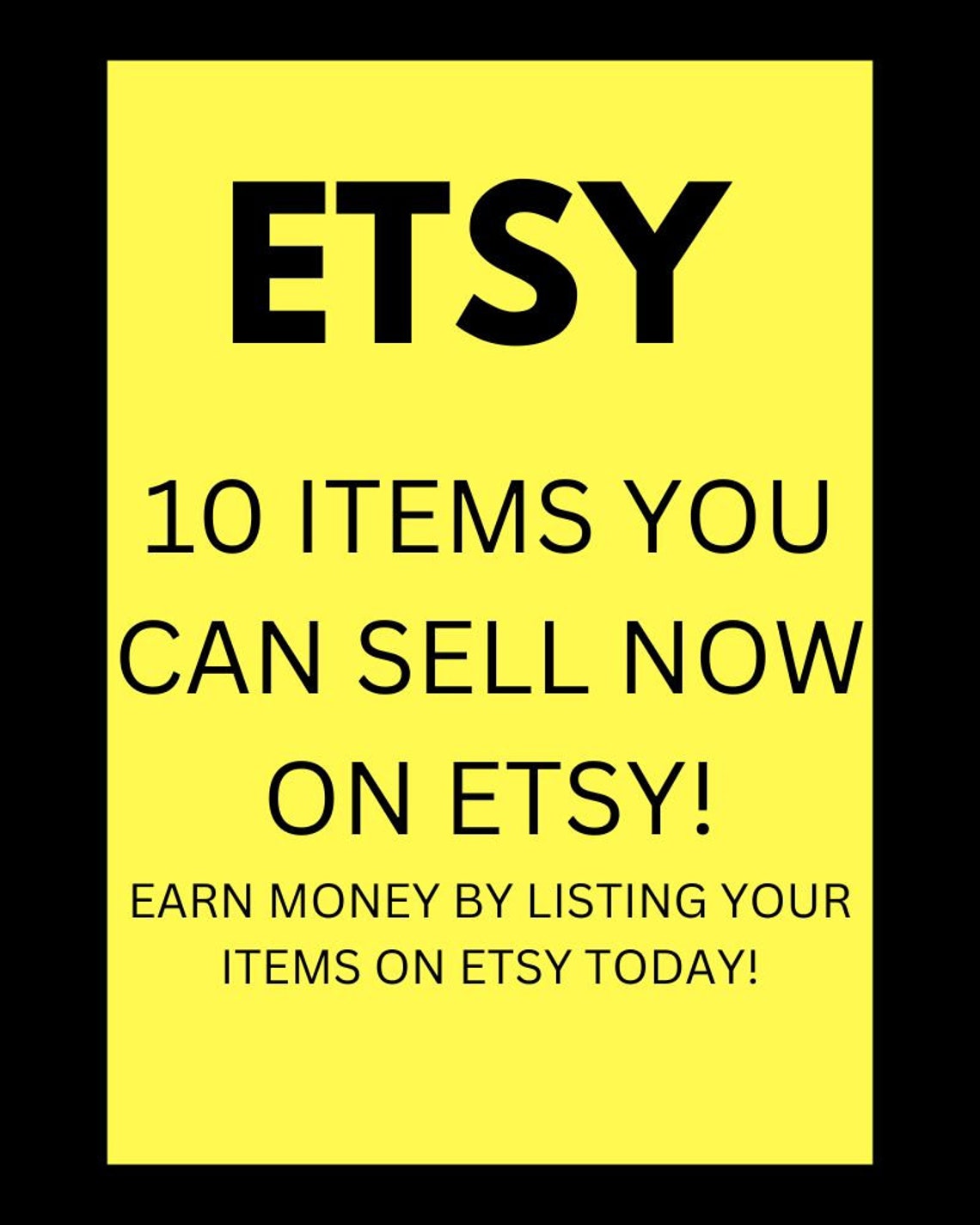 80 Items You Can Sell Now on Etsy Digital Downloads on Etsy Starting an