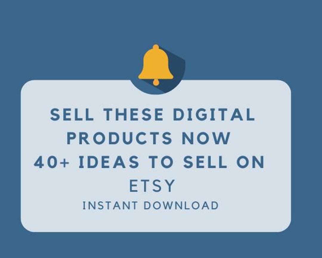 45 Bestselling Instant Downloadable Digital Products Ideas on Etsy